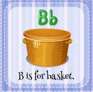 Letter B for basket