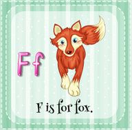 letter F for fox N2