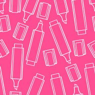 pink markers