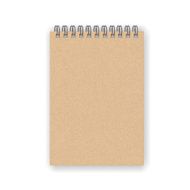 blank spiral notebook