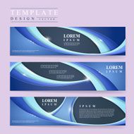abstract futuristic design for banners set