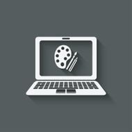 distance online learning symbol
