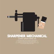 Sharpener Mechanical With Pencil Inside