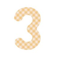 Orange squares pattern number three