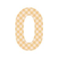 Orange squares pattern number zero