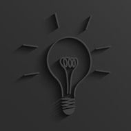 Vector modern light bulb background N13