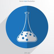 Vector chemical equipment web flat icon N2