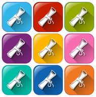 Buttons with certificates N2