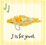 Letter J for jewel