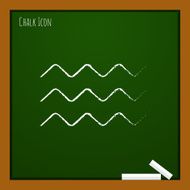 Vector waves icon Eps10