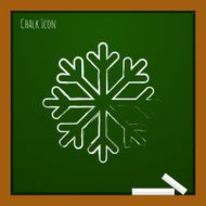 Vector snowflake icon Eps10