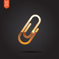 Vector clip icon Eps10 N5