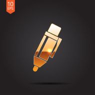 Vector gold icon N25