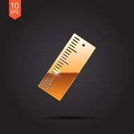Vector ruler icon Eps10 N5