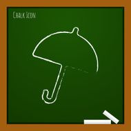 Vector umbrella icon Eps10