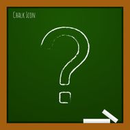 Vector question mark icon Eps10