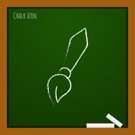 Vector brush icon Eps10 N6