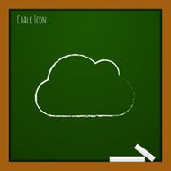 Vector cloud icon Eps10