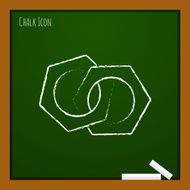 Vector nuts icon Eps10