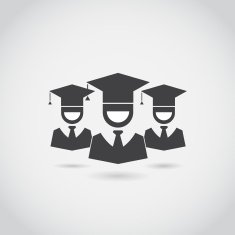 Graduation Man Icon Set