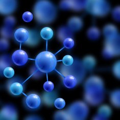 Abstract molecular background N2