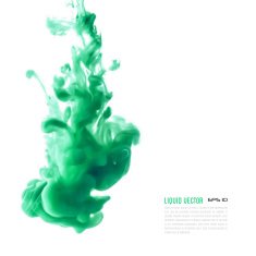 Liquid ink cloud Vector abstract background Isolated element N2