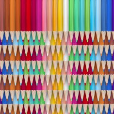 Colored pencil crayons EPS 10