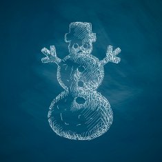 christmas snowman icon N2