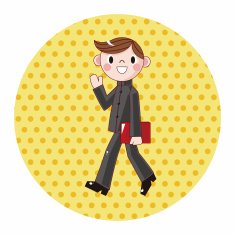 student cartoon theme elements vector eps N66