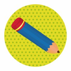 stationery pencil theme elements vector eps N7