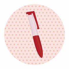 stationery pen theme elements vector eps N7