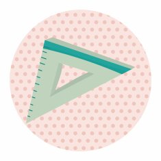 stationary triangle theme elements vector eps N5