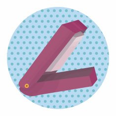 stationary stapler theme elements vector eps N9