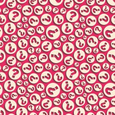 Questions Seamless pattern Vector illustration