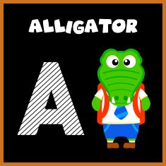 The English alphabet letter A N2