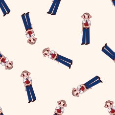 student cartoon sticker icon N2