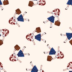student cartoon sticker icon N4