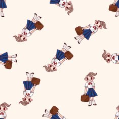 student cartoon sticker icon N7