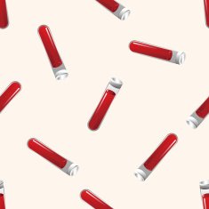 Test tubes and beakers cartoon seamless pattern background N6