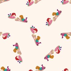 student cartoon seamless pattern background N10