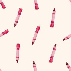 pen cartoon seamless pattern background