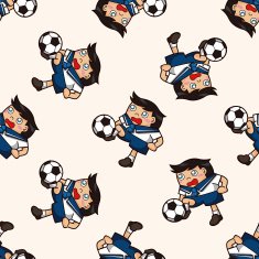 student cartoon seamless pattern background N17