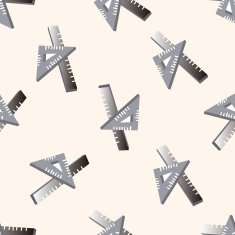 ruler cartoon seamless pattern background