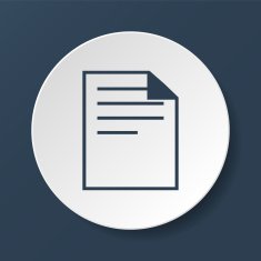 document icon paper sheet vector flat design N4