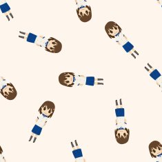 student cartoon seamless pattern background N57