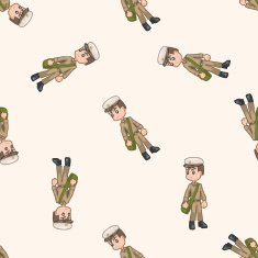 student cartoon seamless pattern background N63