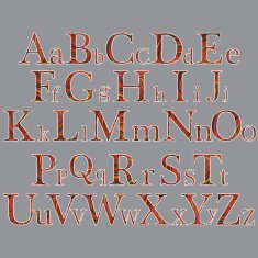 alphabet letters N16