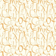 Seamless pattern with hand drawn alphabet N4