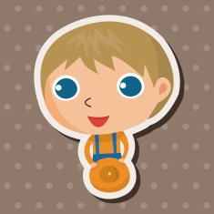 student cartoon theme elements N174