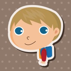 student cartoon theme elements N176